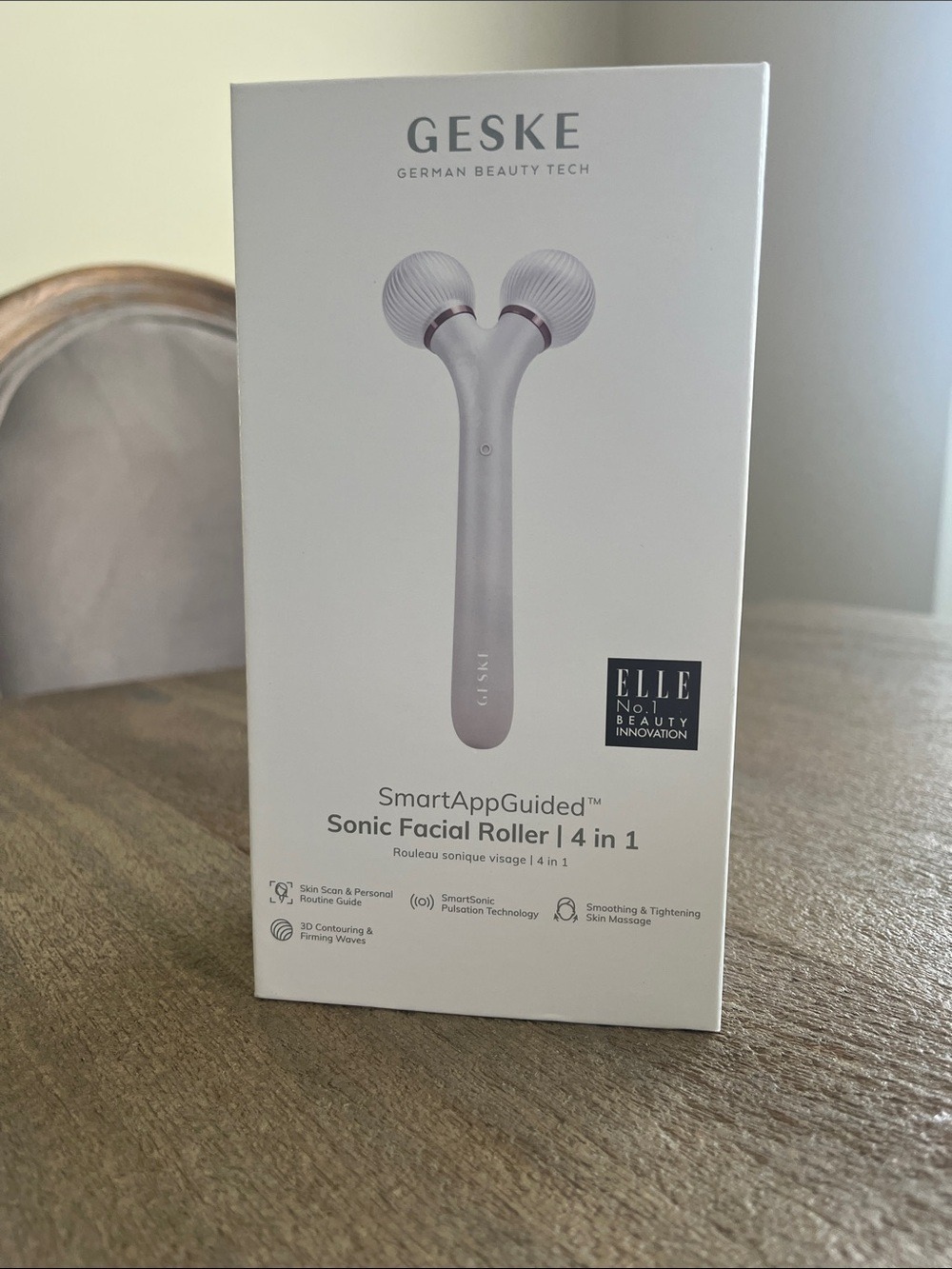 SmartAppGuided Sonic Facial Roller - White